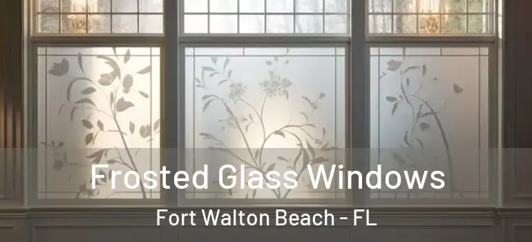 Frosted Glass Windows Fort Walton Beach - FL